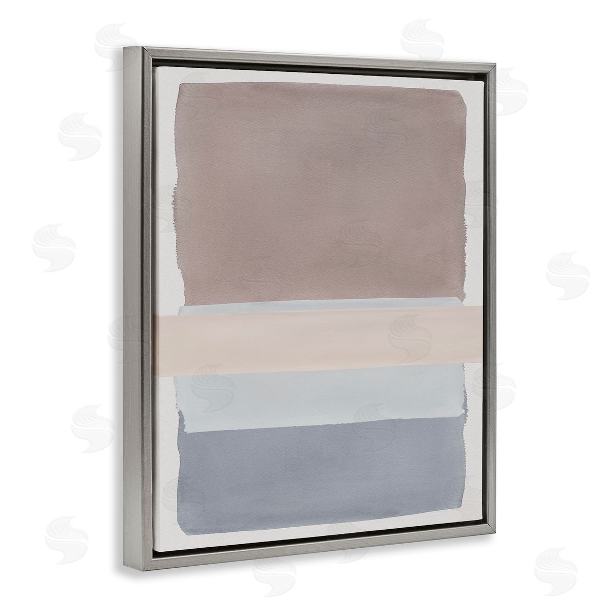 Nina Jacobs Fun with Blues & Browns Canvas Wall Art Print