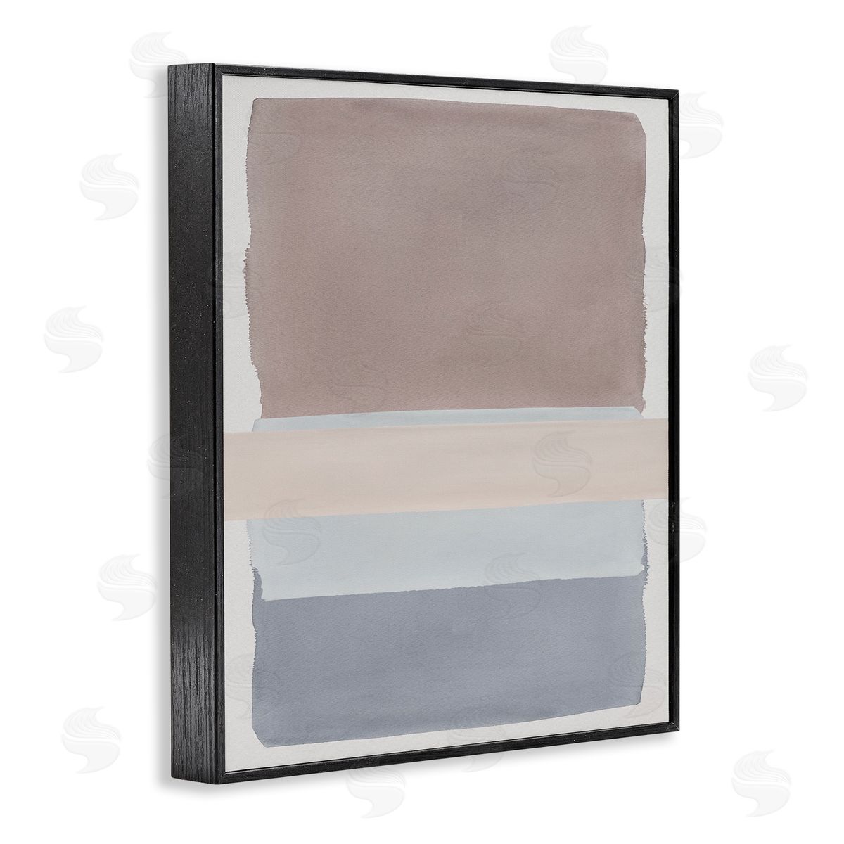 Nina Jacobs Fun with Blues & Browns Canvas Wall Art Print