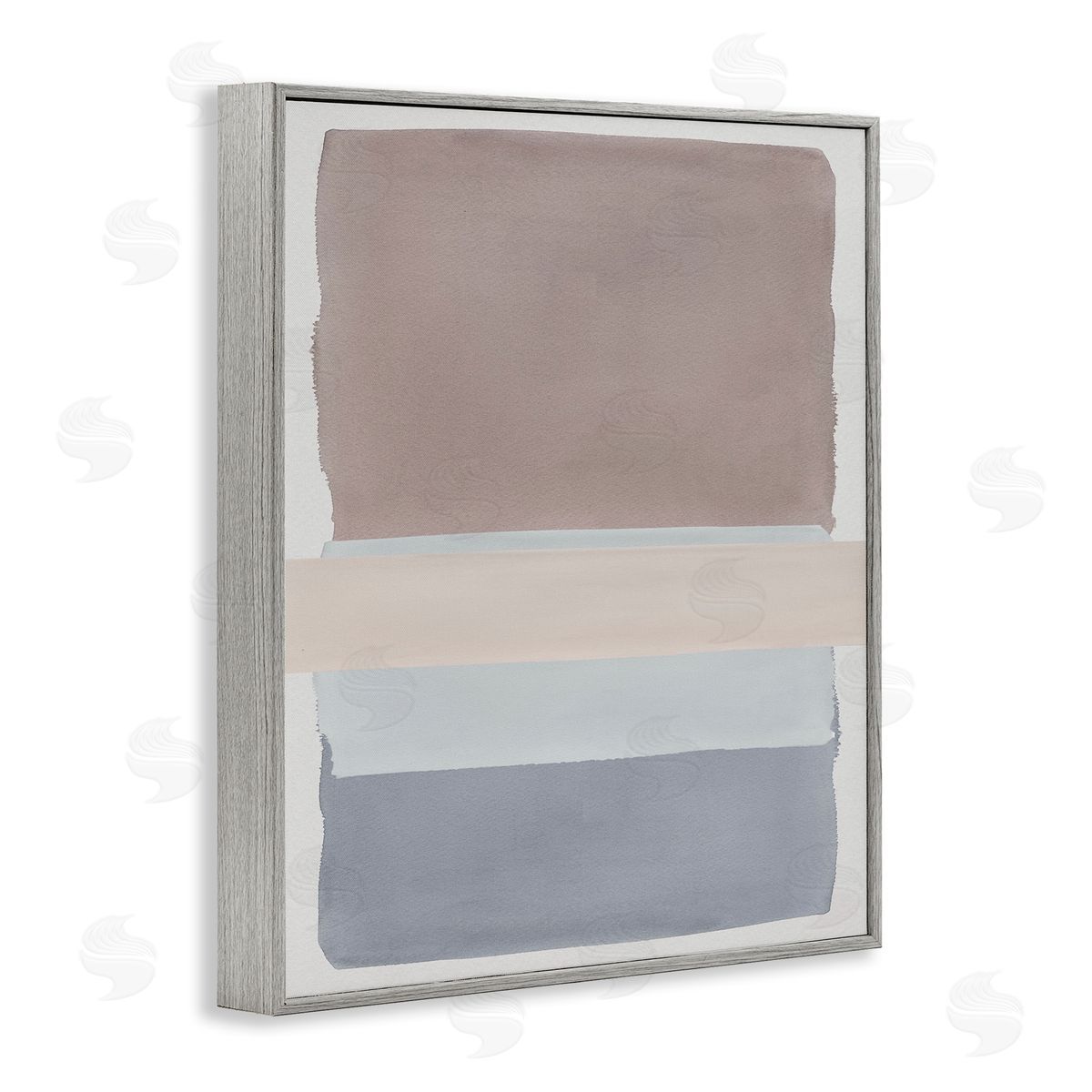 Nina Jacobs Fun with Blues & Browns Canvas Wall Art Print