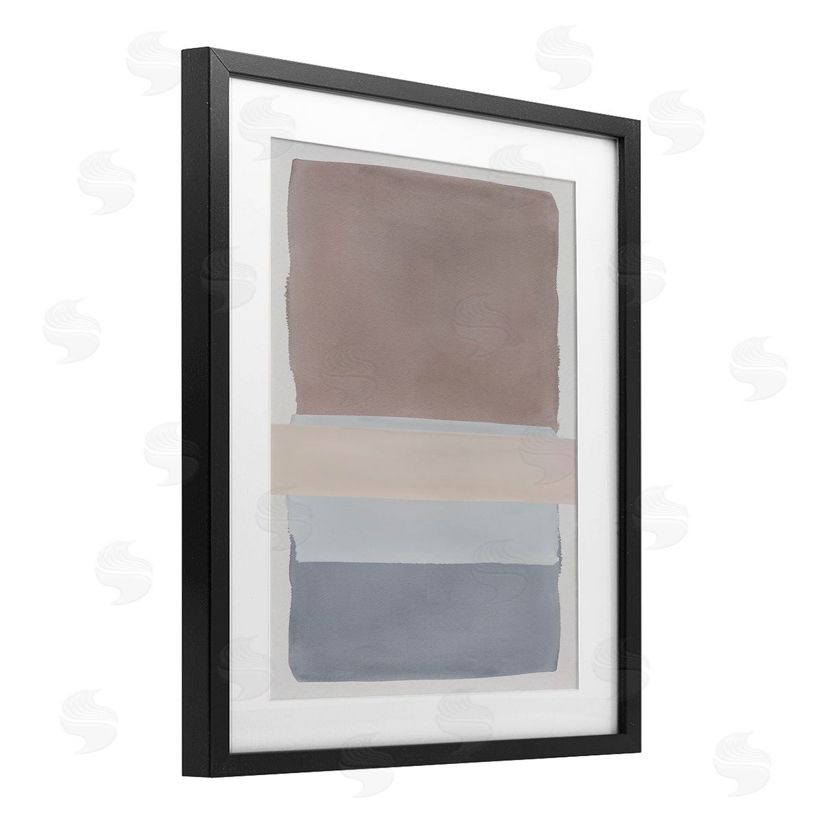 Nina Jacobs Fun with Blues & Browns Canvas Wall Art Print