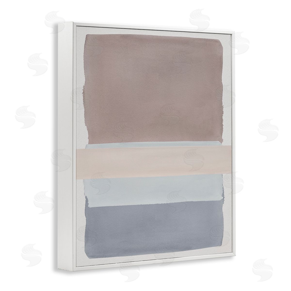 Nina Jacobs Fun with Blues & Browns Canvas Wall Art Print