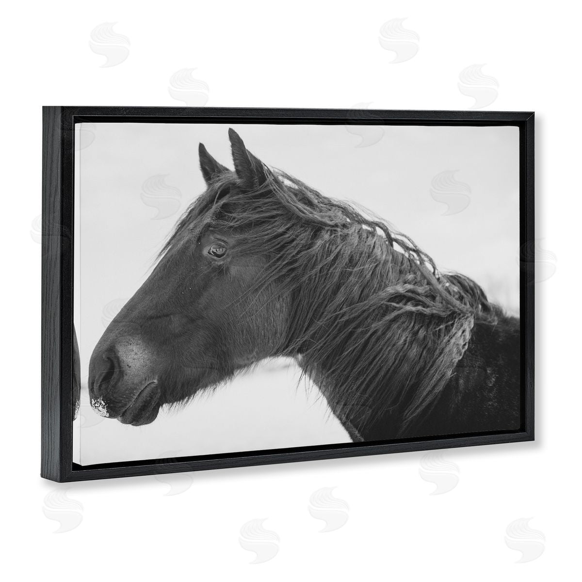Amy Carroll Draisma Winter Herd Portrait Canvas Wall Art Print