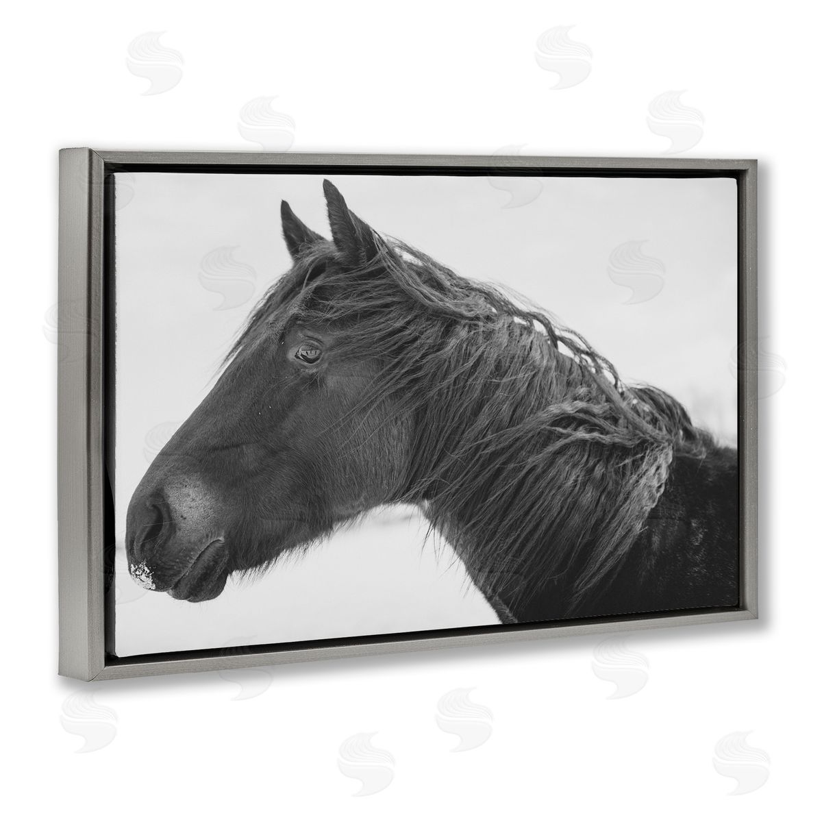 Amy Carroll Draisma Winter Herd Portrait Canvas Wall Art Print