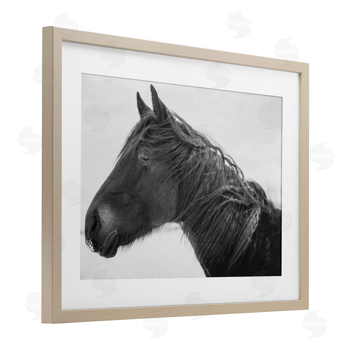 Amy Carroll Draisma Winter Herd Portrait Canvas Wall Art Print