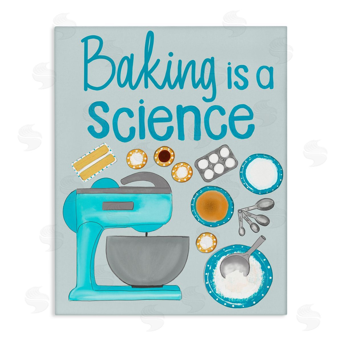Christine Becker Baking Is A Science Canvas Wall Art Print