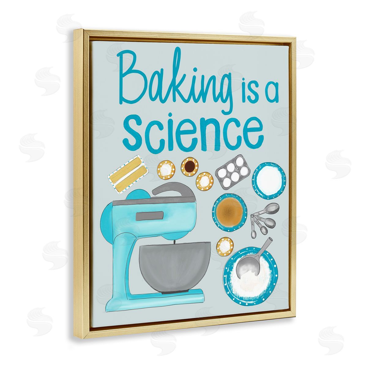 Christine Becker Baking Is A Science Canvas Wall Art Print