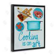 Christine Becker | Cooking Is An Art Phrase