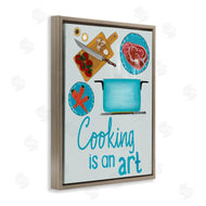 Christine Becker | Cooking Is An Art Phrase