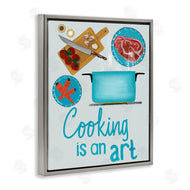Christine Becker | Cooking Is An Art Phrase