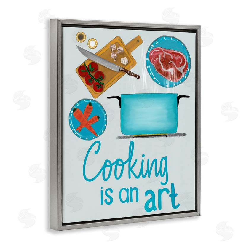 Christine Becker | Cooking Is An Art Phrase