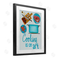 Christine Becker | Cooking Is An Art Phrase