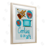 Christine Becker | Cooking Is An Art Phrase