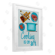 Christine Becker | Cooking Is An Art Phrase