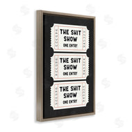 Lettered and Lined | Sh*t Show Bathroom Tickets