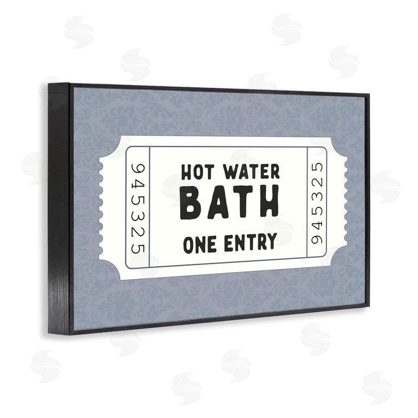 Lettered and Lined | Retro Bathroom Ticket