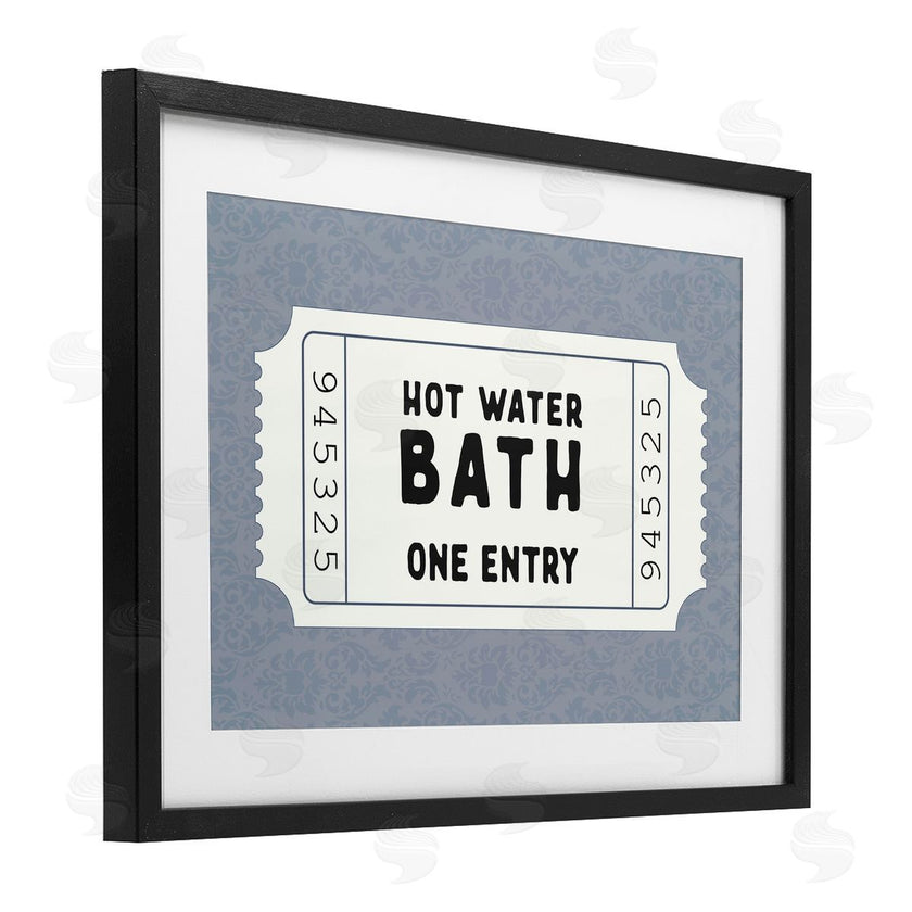 Lettered and Lined | Retro Bathroom Ticket