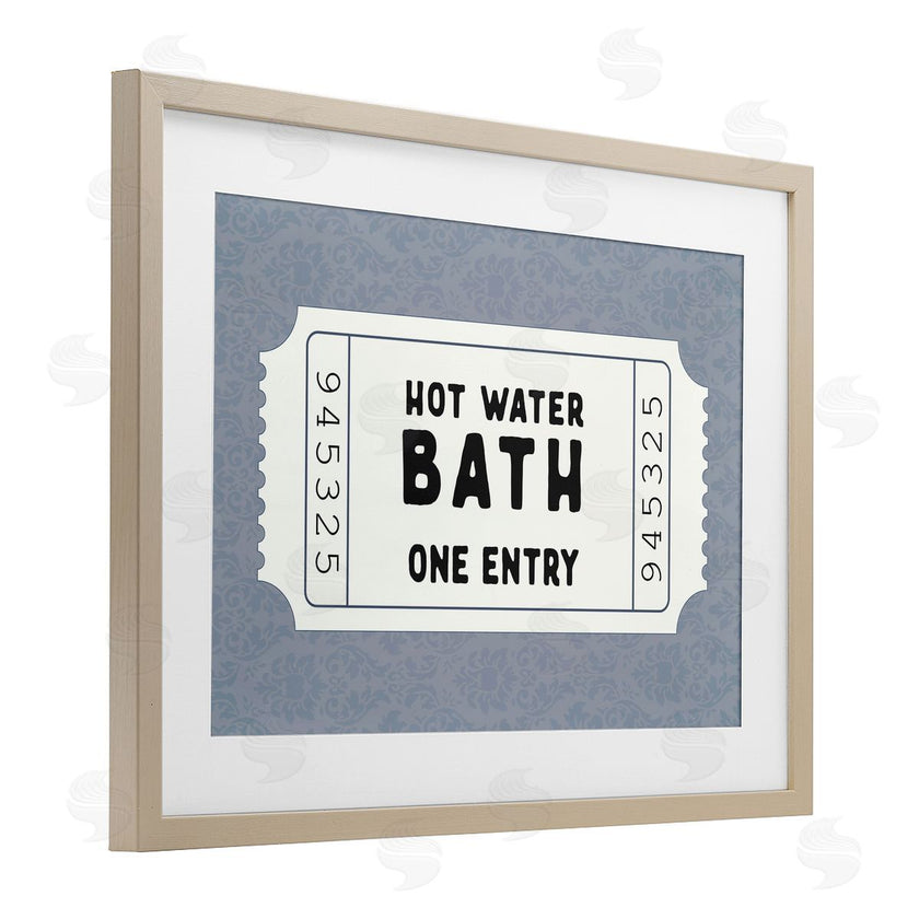 Lettered and Lined | Retro Bathroom Ticket