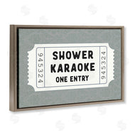 Lettered and Lined | Shower Singing Ticket Stub