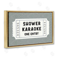 Lettered and Lined | Shower Singing Ticket Stub