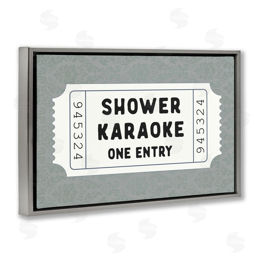 Lettered and Lined | Shower Singing Ticket Stub