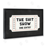 Lettered and Lined | Funny Bathroom Ticket