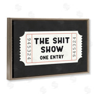 Lettered and Lined | Funny Bathroom Ticket