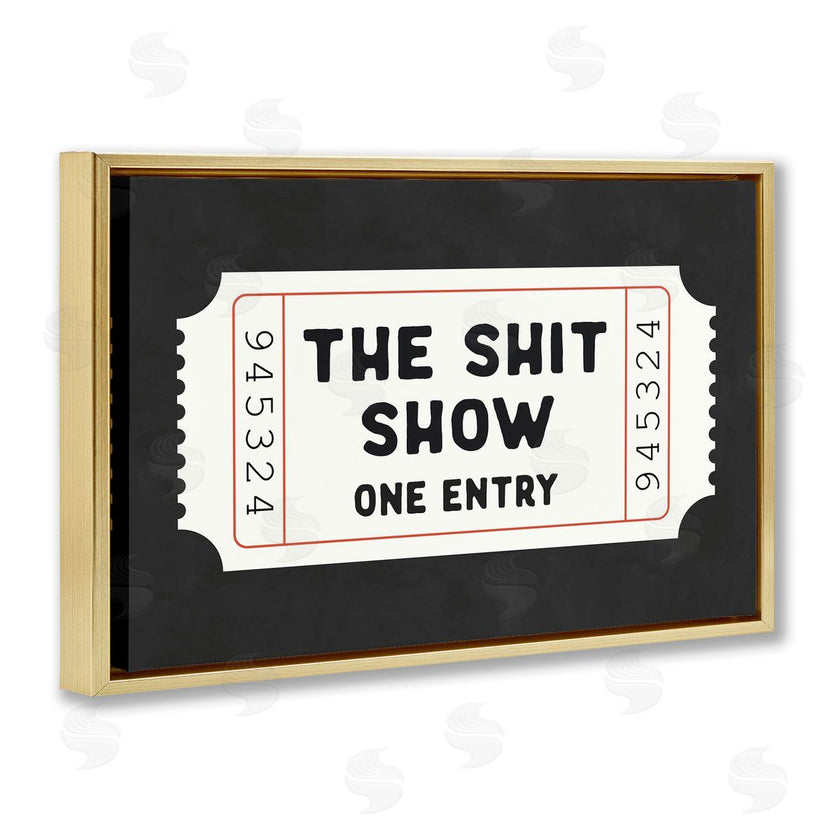Lettered and Lined | Funny Bathroom Ticket