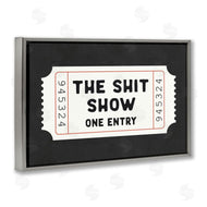 Lettered and Lined | Funny Bathroom Ticket