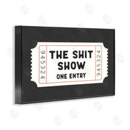 Lettered and Lined | Funny Bathroom Ticket