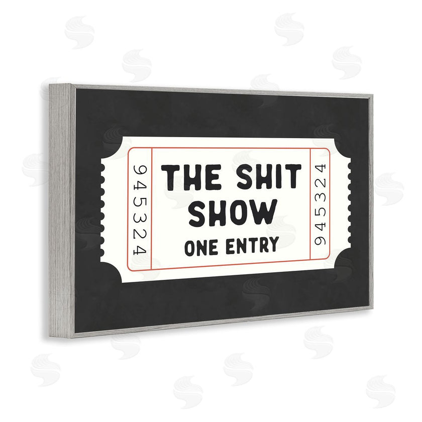 Lettered and Lined | Funny Bathroom Ticket