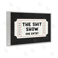 Lettered and Lined | Funny Bathroom Ticket