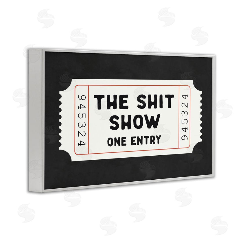 Lettered and Lined | Funny Bathroom Ticket