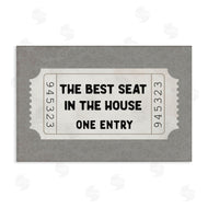 Lettered and Lined | Best Seat In House Bathroom