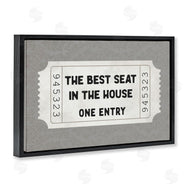 Lettered and Lined | Best Seat In House Bathroom