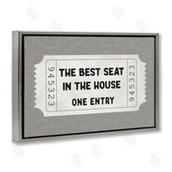 Lettered and Lined | Best Seat In House Bathroom