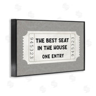 Lettered and Lined | Best Seat In House Bathroom