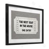 Lettered and Lined | Best Seat In House Bathroom