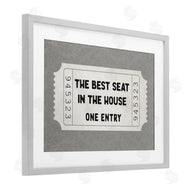 Lettered and Lined | Best Seat In House Bathroom