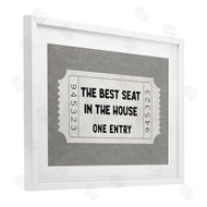 Lettered and Lined | Best Seat In House Bathroom