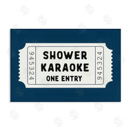 Lettered and Lined | Shower Karaoke Bathroom Humor