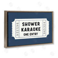 Lettered and Lined | Shower Karaoke Bathroom Humor