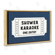 Lettered and Lined | Shower Karaoke Bathroom Humor
