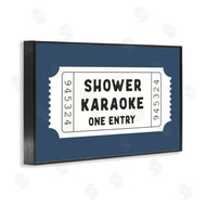 Lettered and Lined | Shower Karaoke Bathroom Humor