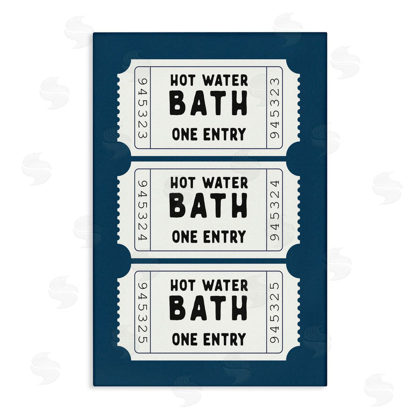 Lettered and Lined | Navy Bath Ticket Stubs
