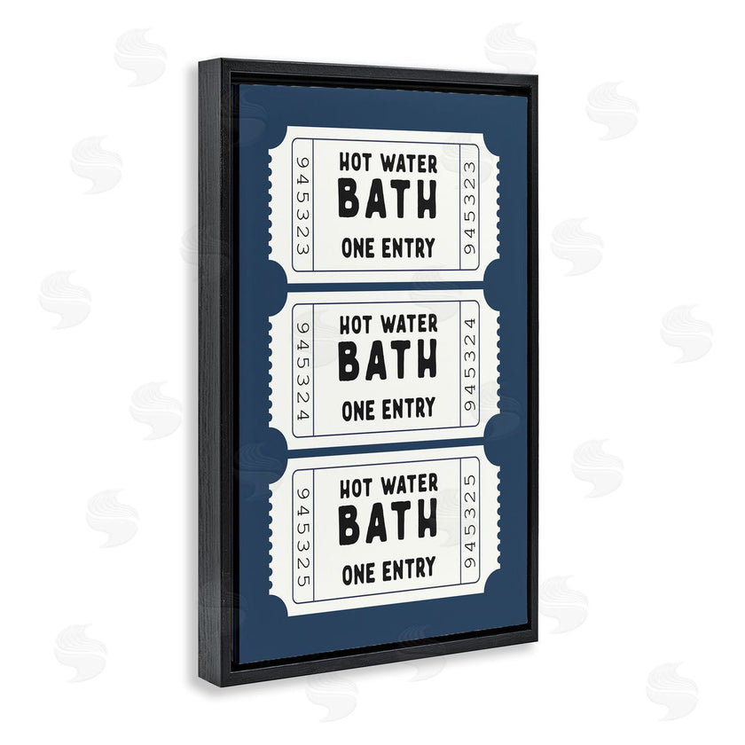 Lettered and Lined | Navy Bath Ticket Stubs
