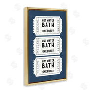 Lettered and Lined | Navy Bath Ticket Stubs