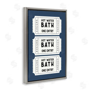Lettered and Lined | Navy Bath Ticket Stubs
