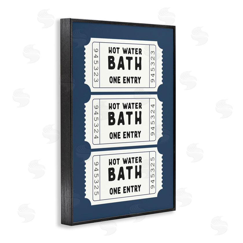 Lettered and Lined | Navy Bath Ticket Stubs