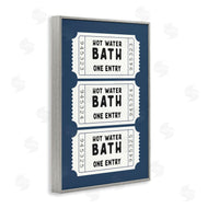 Lettered and Lined | Navy Bath Ticket Stubs
