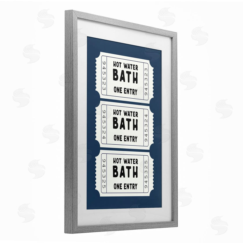 Lettered and Lined | Navy Bath Ticket Stubs